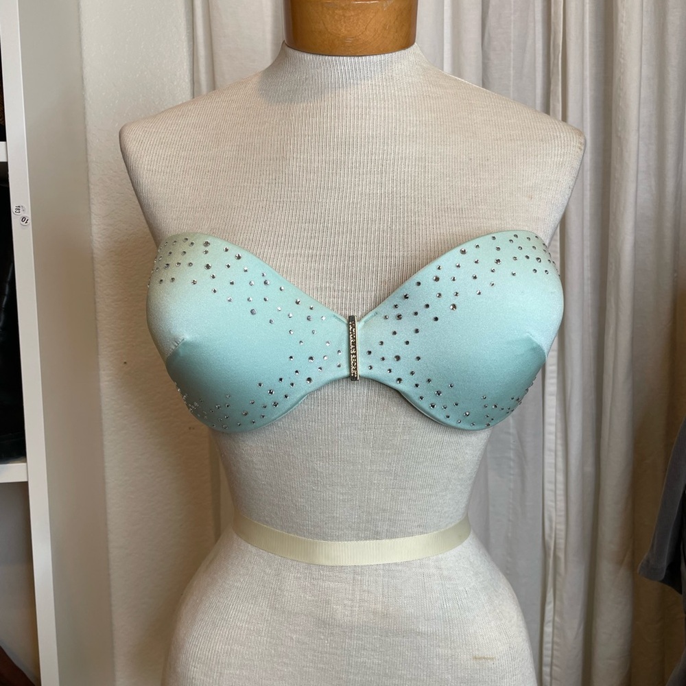 Victoria's Secret Green Bikini with Rhinestone Accents
